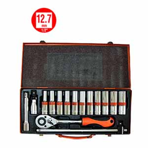 16 PCS 1/2" LONG SLEEVE SOCKET WRENCH SET  