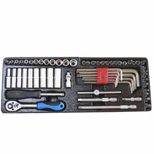 62PCS 1/4" SOCKET WRENCH SET  