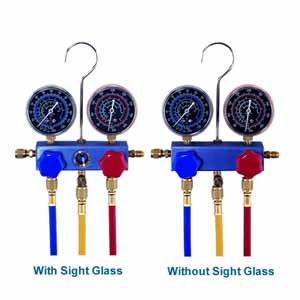 ALUMINUM R404A,R407C,R507A,R134A MANIFOLD GAUGE SET